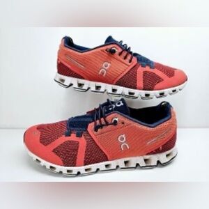 On Women’s Cloudrunning Sneakers in Coral Navy